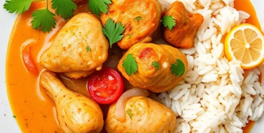 Curry de poulet aux épices