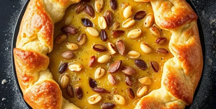 Galette végane à l'avoine et aux noix