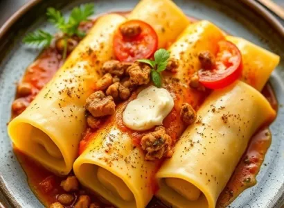 Manicotti Mexicains