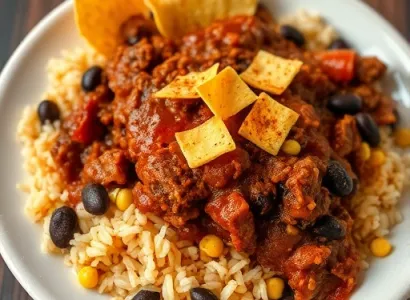 Repas mexicain au boeuf