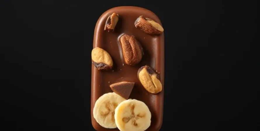 Crèmes au chocolat et aux arachides
