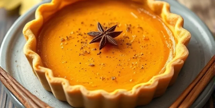 Tarte au potiron sans lait