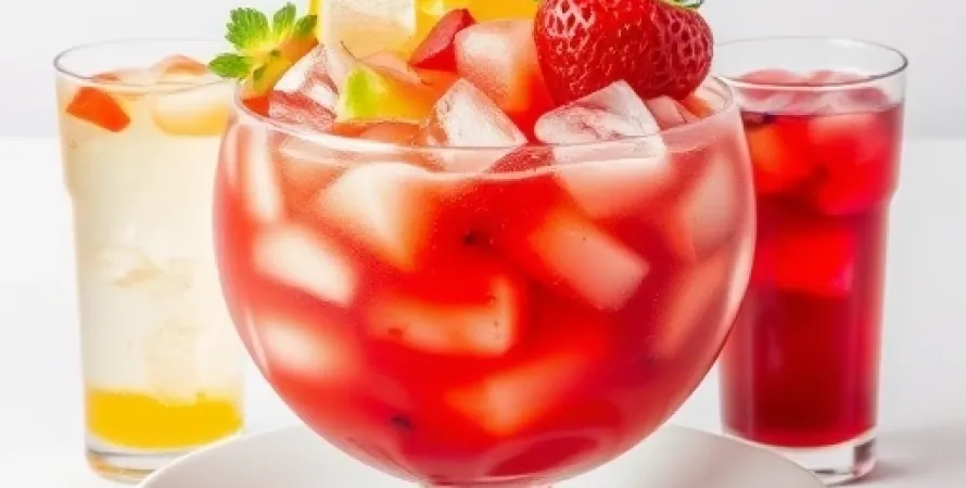 Punch de fête aux fruits