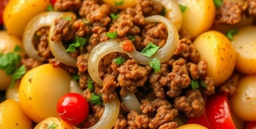 Pommes de terre aux petits légumes