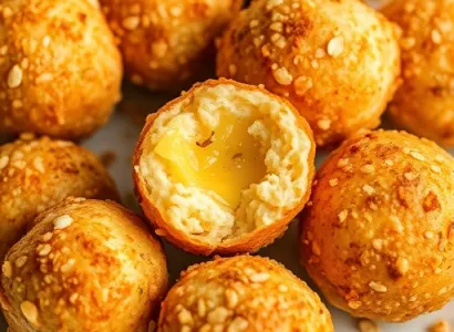 Croquettes de fromage croquantes