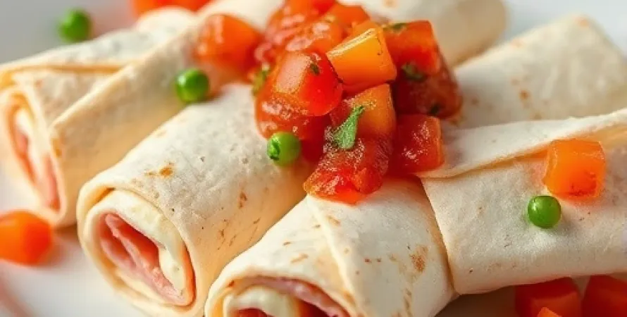 Rouleaux de fromage crémeux