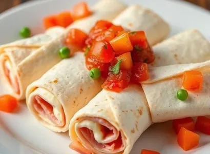 Rouleaux de fromage crémeux