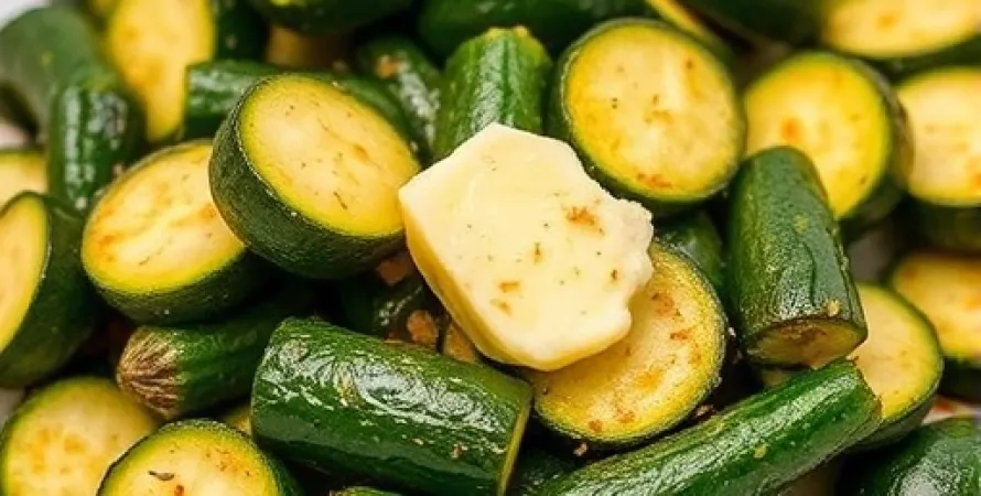 Courgettes sautées au muscade