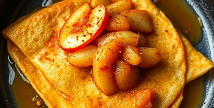 Crepes de mais aux epices