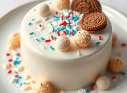 Gâteau de glaces pool party