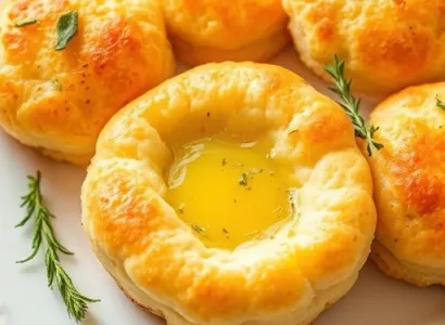 Biscuits au Gruyère et aux Herbes