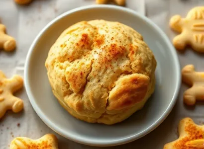Biscuit au fromage et curry