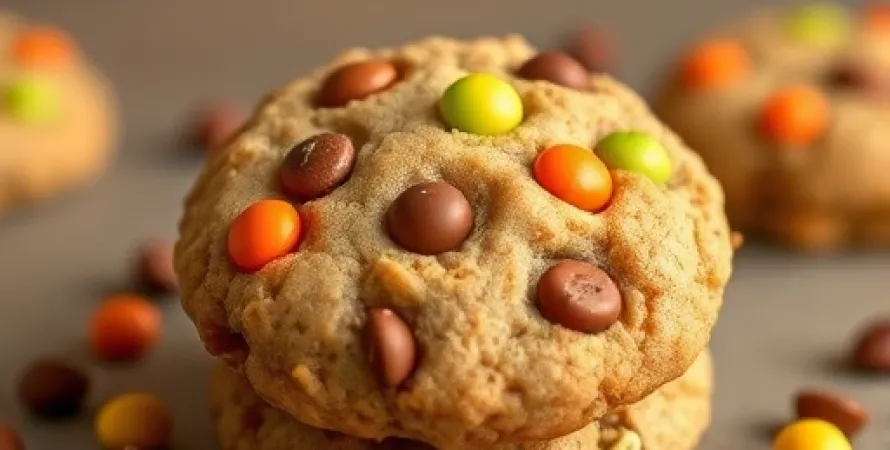 Cookies au beurre de pistache et Reese's Pieces