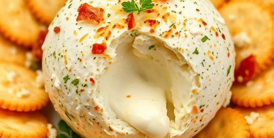 Balle de fromage feta festive