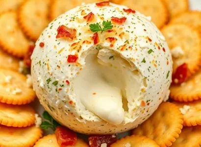 Balle de fromage feta festive