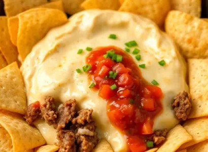 Dip de fromage avec boeuf