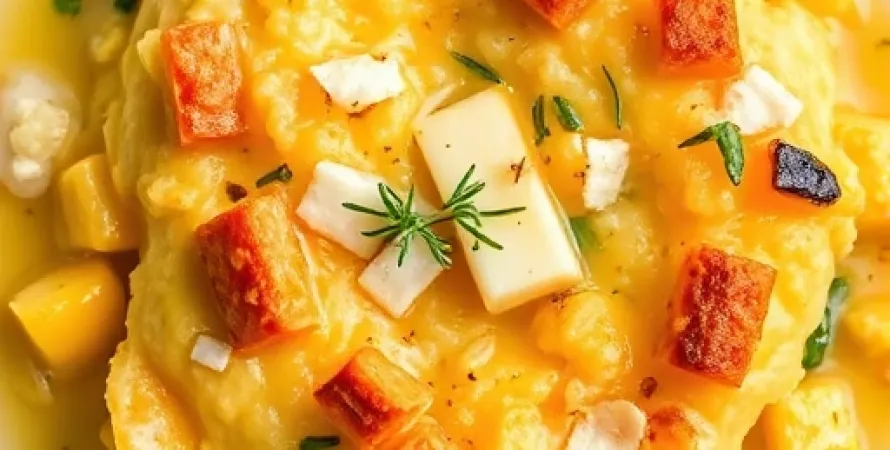 Gratin de courgettes jaunes et fromage