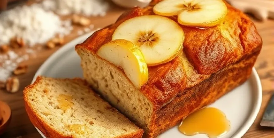 Pain aux poires au miel
