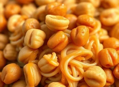 Clusters de noix de peanut au caramel