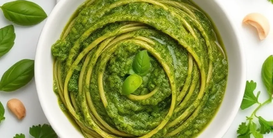 Sauce pesto sans fromage
