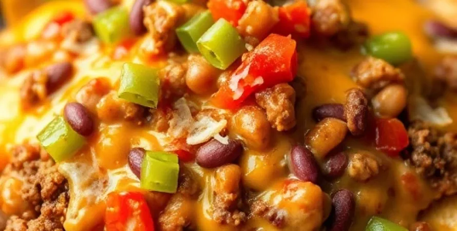 Casserole de boeuf aux nachos