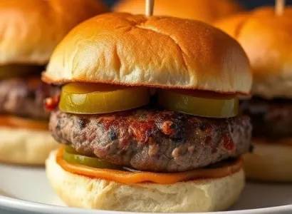 Sliders de boeuf à la mode de White Castle