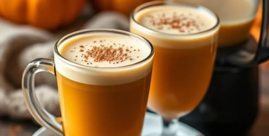 Boisson aux courges et pommes
