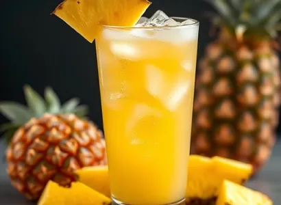 Jus de Pine Ananas Rafraîchissant