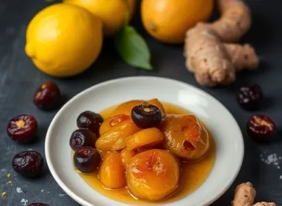 Confit de prune au gingembre