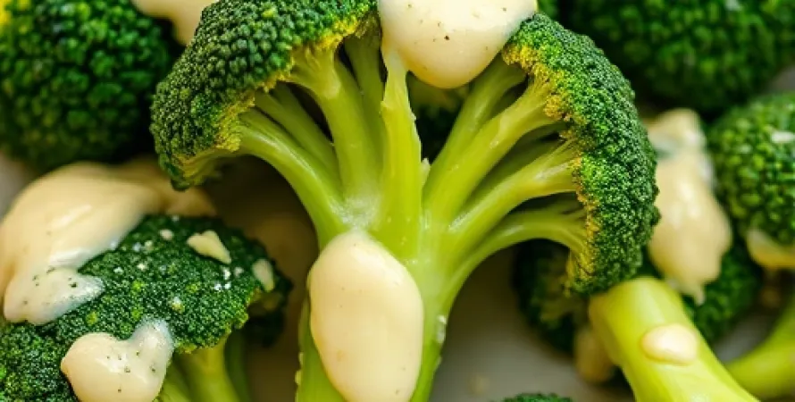 Brocolis à la sauce crème