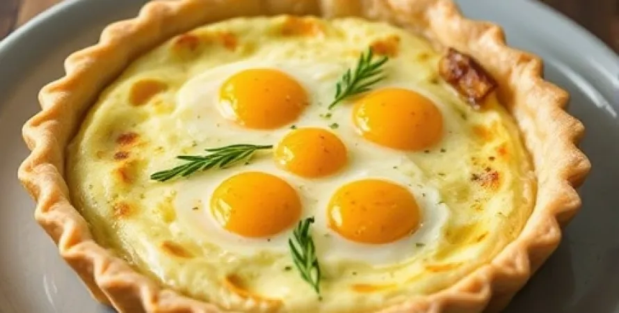 Quiche sans croûte au fromage