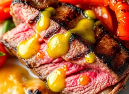 Tacos de steak au citron