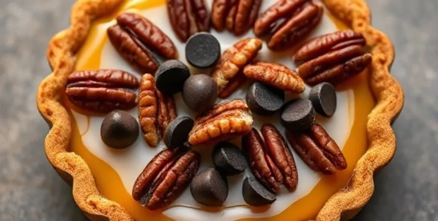 Tarte aux pecans au chocolat