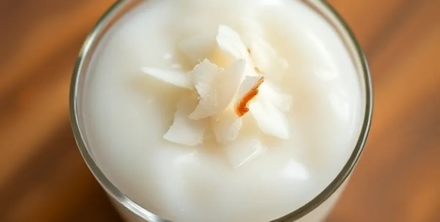Pouding de tapioca au lait de coco