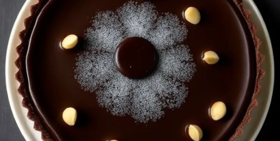 Tarte au Chocolat aux Noix