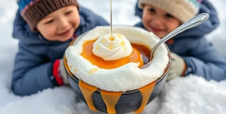 Neige au sirop d'érable