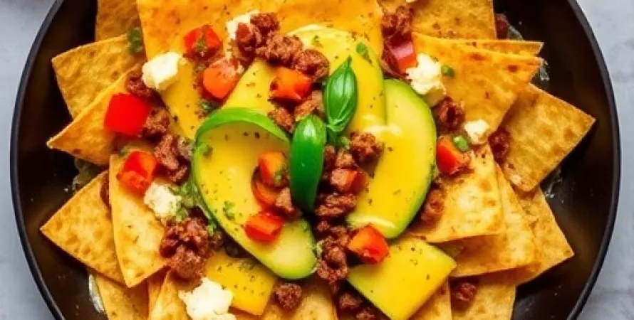 Nachos à l'envers