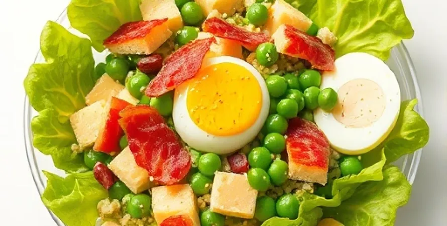 Salade de laitue verte