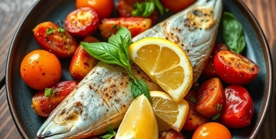 Poisson pané aux pommes de terre rouges