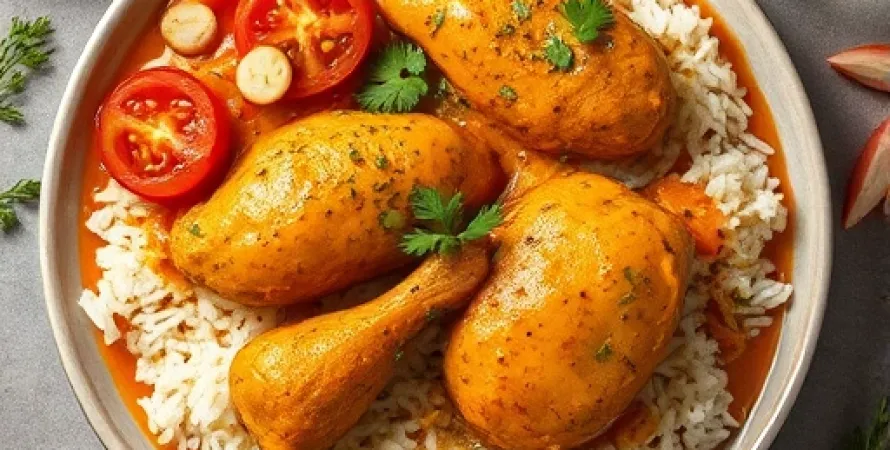 Poulet géorgien au curry