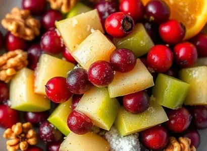 Relish aux cranberries et noix