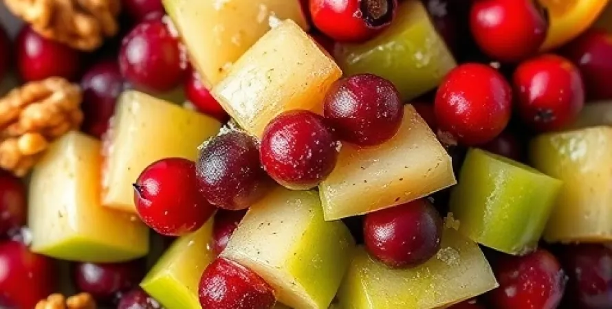 Relish aux cranberries et noix