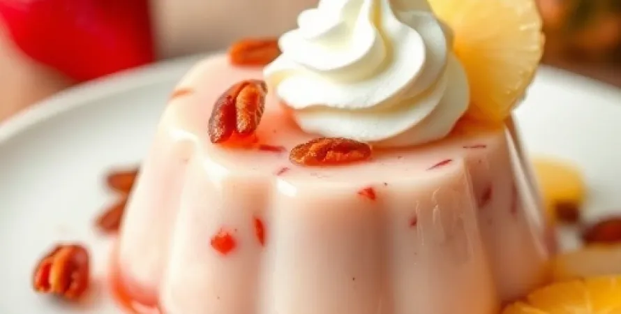 Mould au jelly de fraises