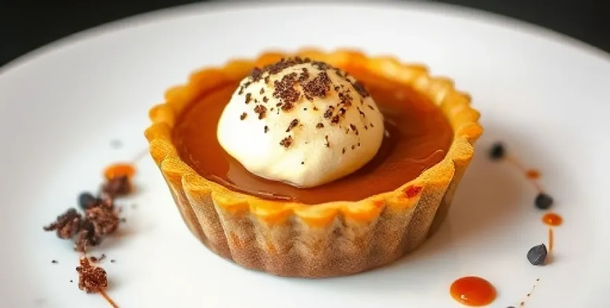 Tarte au caramel et pacanes