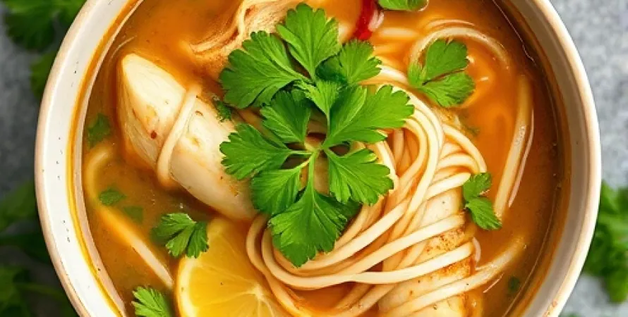 Potage de Cilantro Épicé
