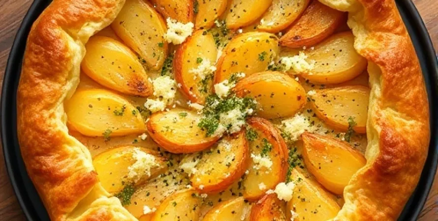 Galette de pommes de terre au fromage