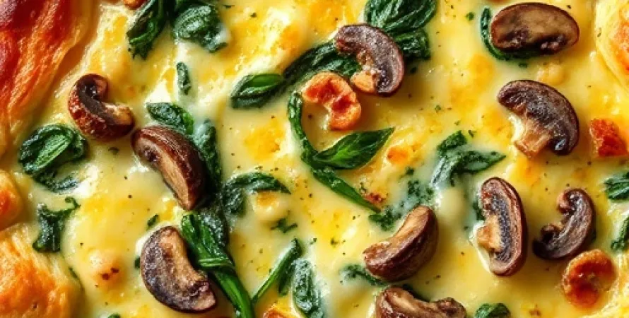 Quiche aux épinards et fromage
