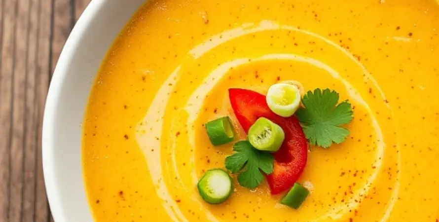 Potage de maïs cru