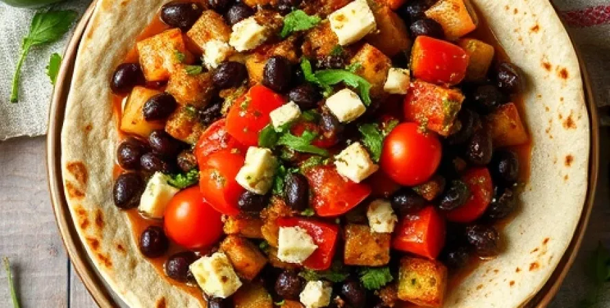 Casseroles aux haricots noirs