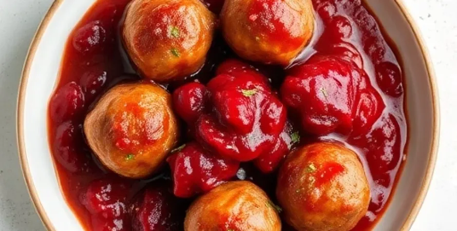 Boulettes de viande aux cranberries